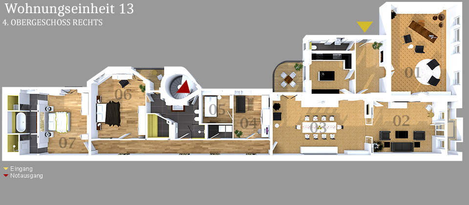 Grundriss NE13 Businesshouse